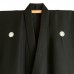 KIMONO HOMME FORMEL NOIR EN SOIE 007-43 (LL)